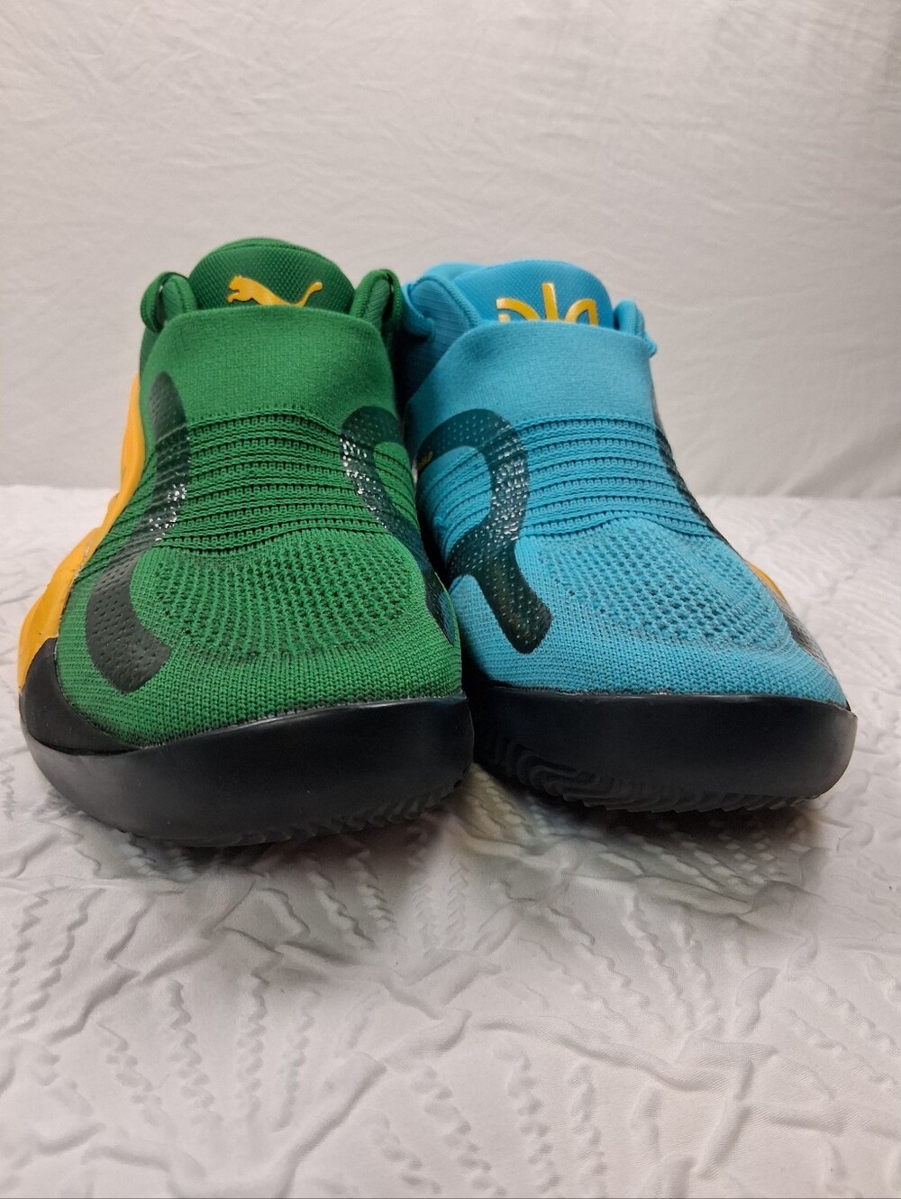 Puma Mens  Lightweight Slip-On Sneakers in Green & Blue - Picture 12 of 16